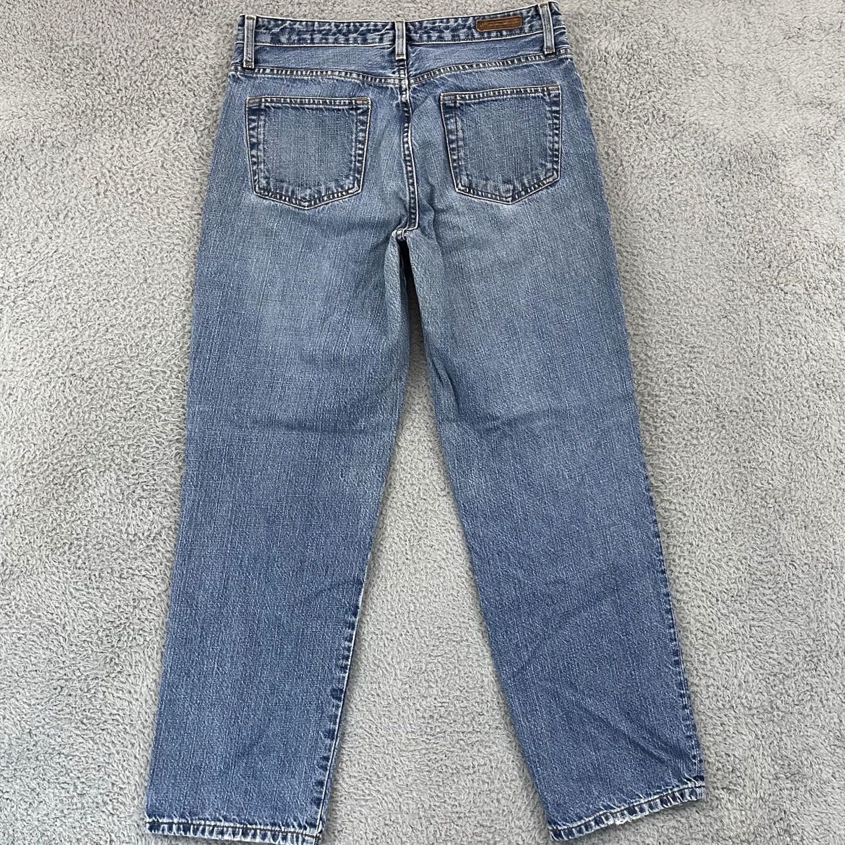 Ralph Lauren VINTAGE Ralph Lauren Polo Jeans Womens 10x30 Blue Classic Fit Denim Straight 90s Preppy Retro Mens Women Boys Girls Size 32" / US 10 / IT 46 - 5 Thumbnail