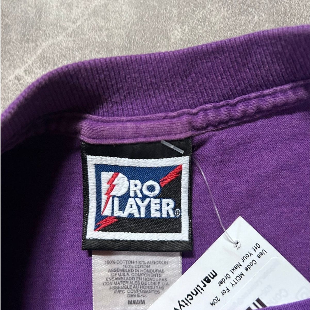 Pro Player Vintage Minnesota Vikings Pro Player Purple T Shirt Size M Size US M / EU 48-50 / 2 - 3 Thumbnail