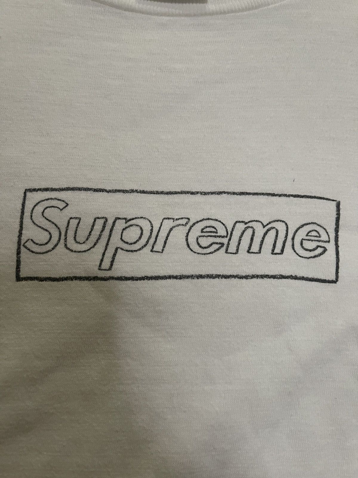 Supreme Supreme 2011 kaws chalk box logo tee Size US M / EU 48-50 / 2 - 3 Thumbnail