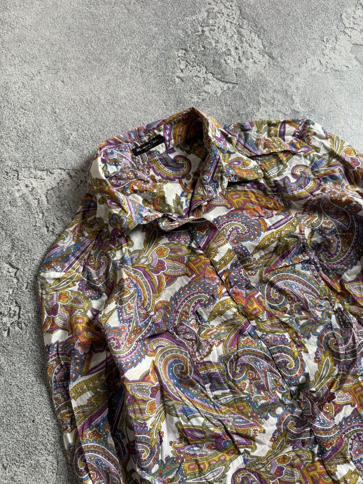 Massimo Dutti Massimo Dutti 42/32 all printed shirt button up long sleeve Size S / US 4 / IT 40 - 2 Thumbnail