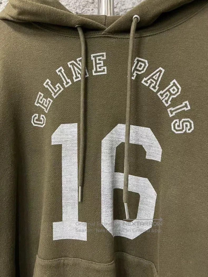 Celine Celine Green Graphic Hoodie Sweatshirt. Size US M / EU 48-50 / 2 - 5 Thumbnail