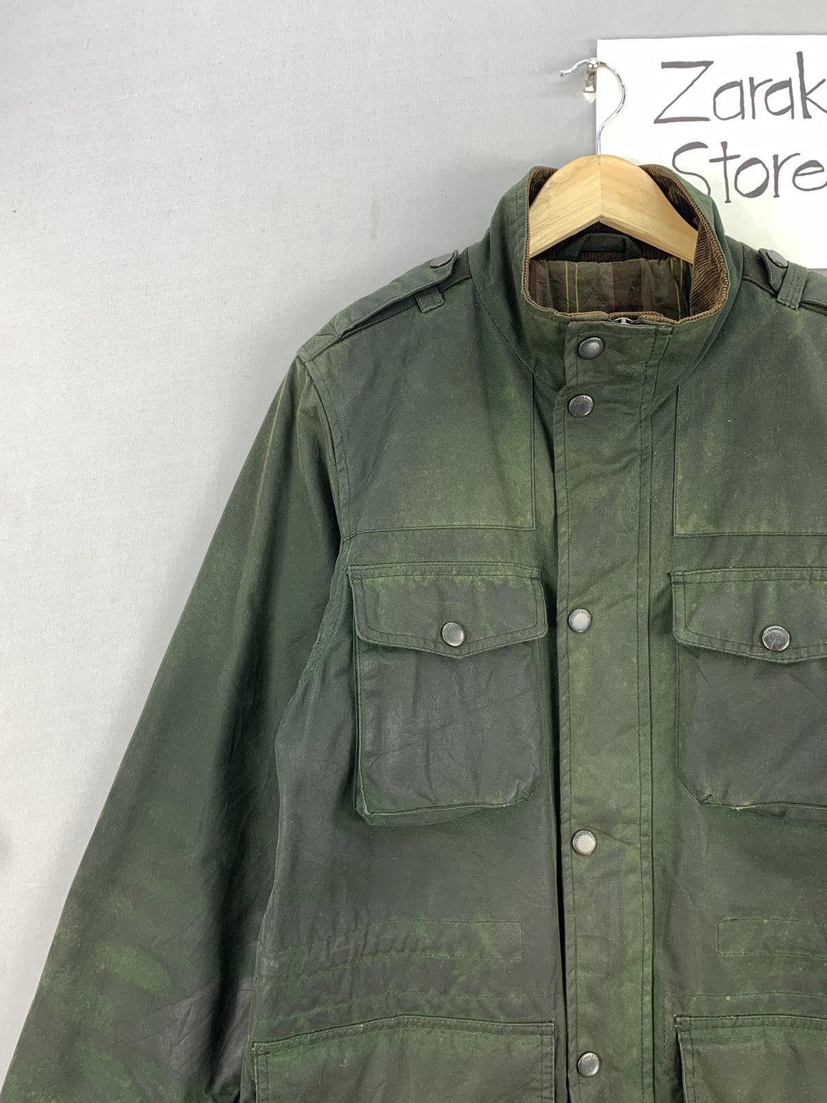 Eddie Bauer Vintage Eddie Bauer Waxed M-65 Field Jacket Size US M / EU 48-50 / 2 - 2 Thumbnail