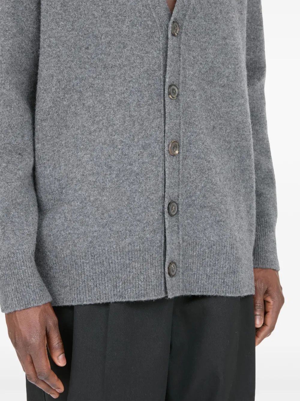 Maison Margiela o1loc1c1125 Wool Cardigan in Grey Size US L / EU 52-54 / 3 - 6 Thumbnail