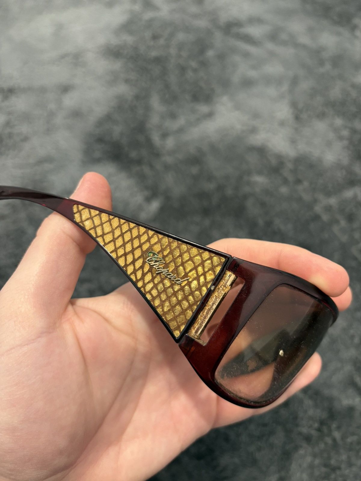 Chopard Vintage Mask Sunglasses Y2K Chopard Italy Size ONE SIZE - 2 Thumbnail