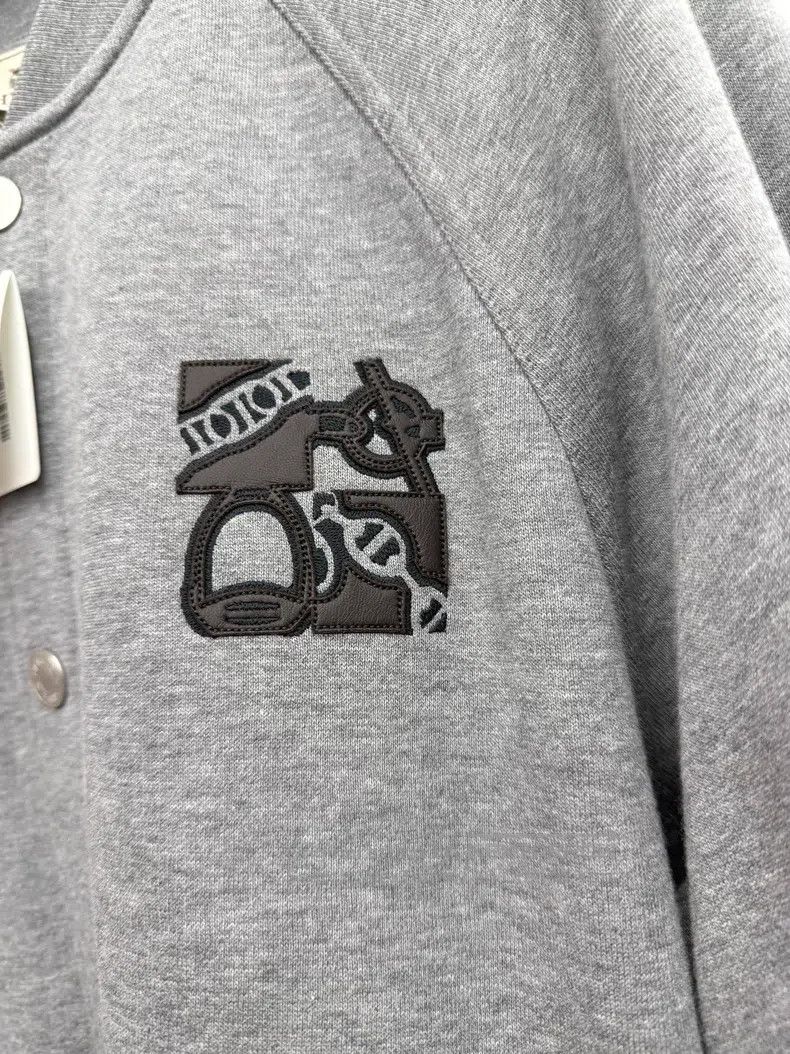Hermes Hermes Autumn-Winter Grey Baseball Jacket, Unisex Size US M / EU 48-50 / 2 - 2 Thumbnail