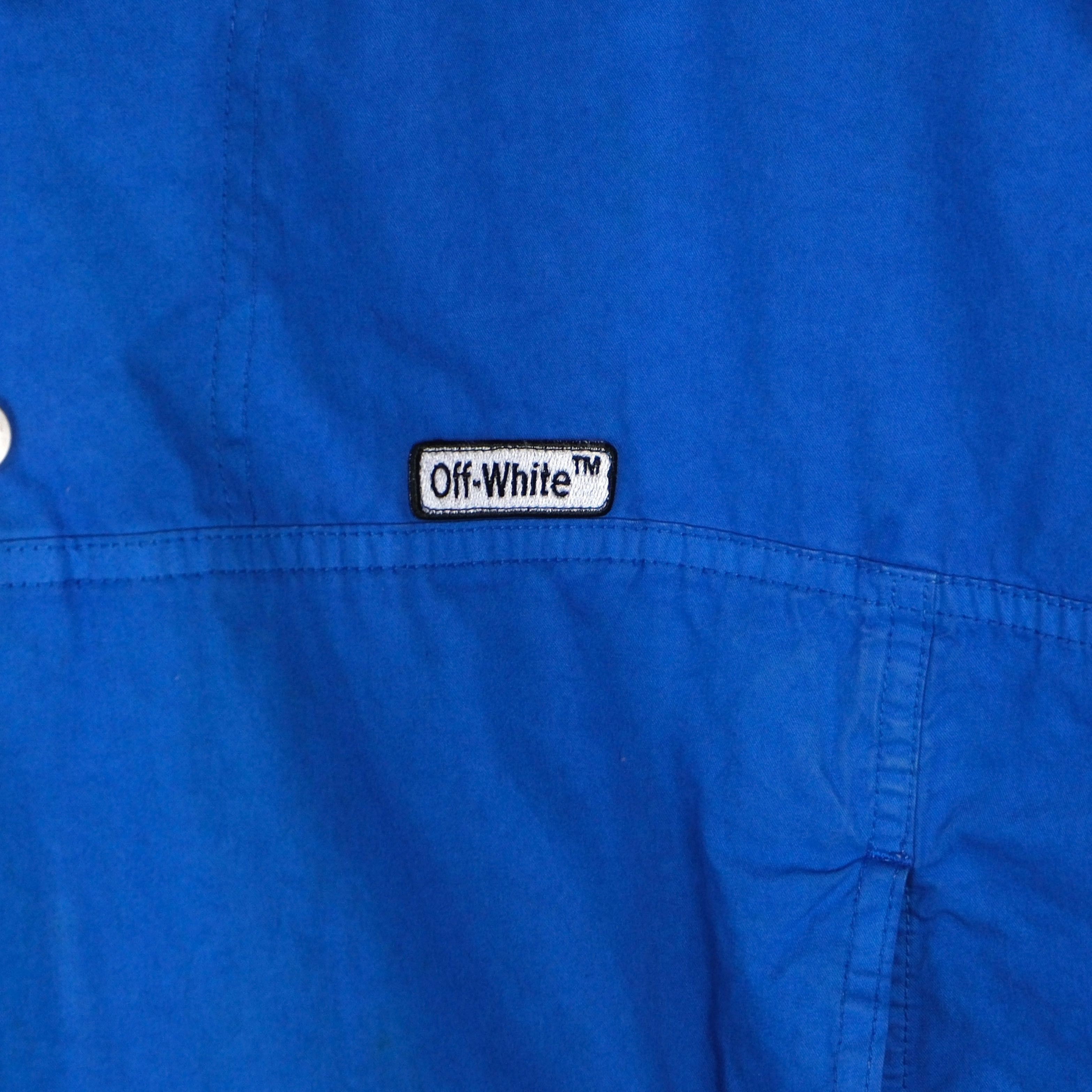 Off-White Off white anorak blue jacket Size US L / EU 52-54 / 3 - 2 Thumbnail