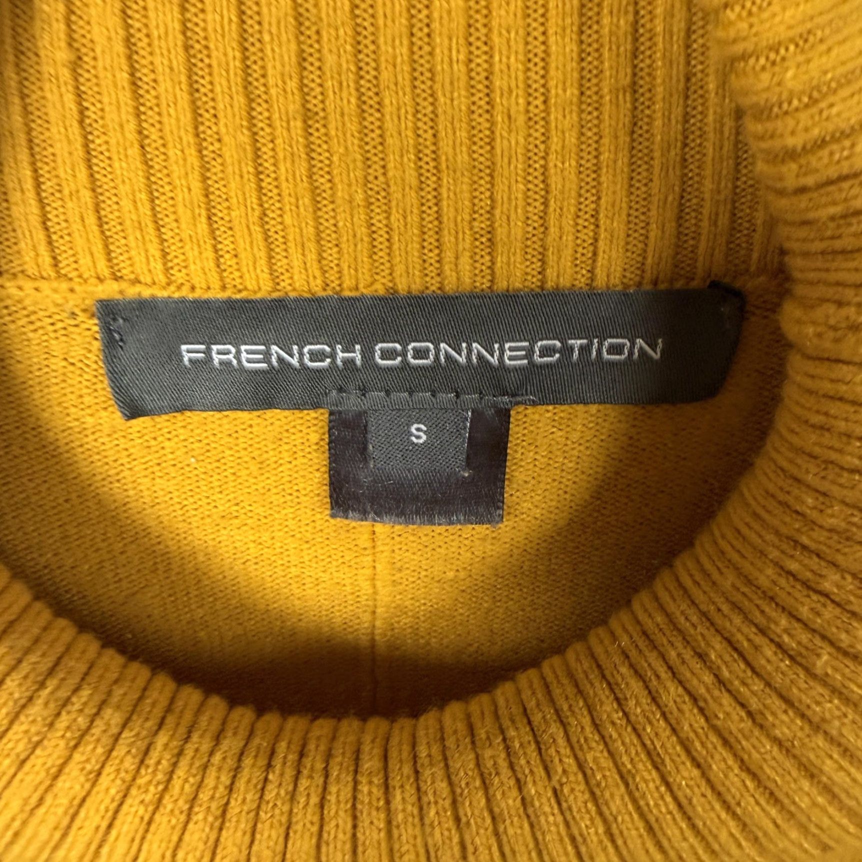 French Connection French Connection Sweater Womens S Yellow Turtleneck Pullover Preppy Old Money Size S / US 4 / IT 40 - 5 Thumbnail