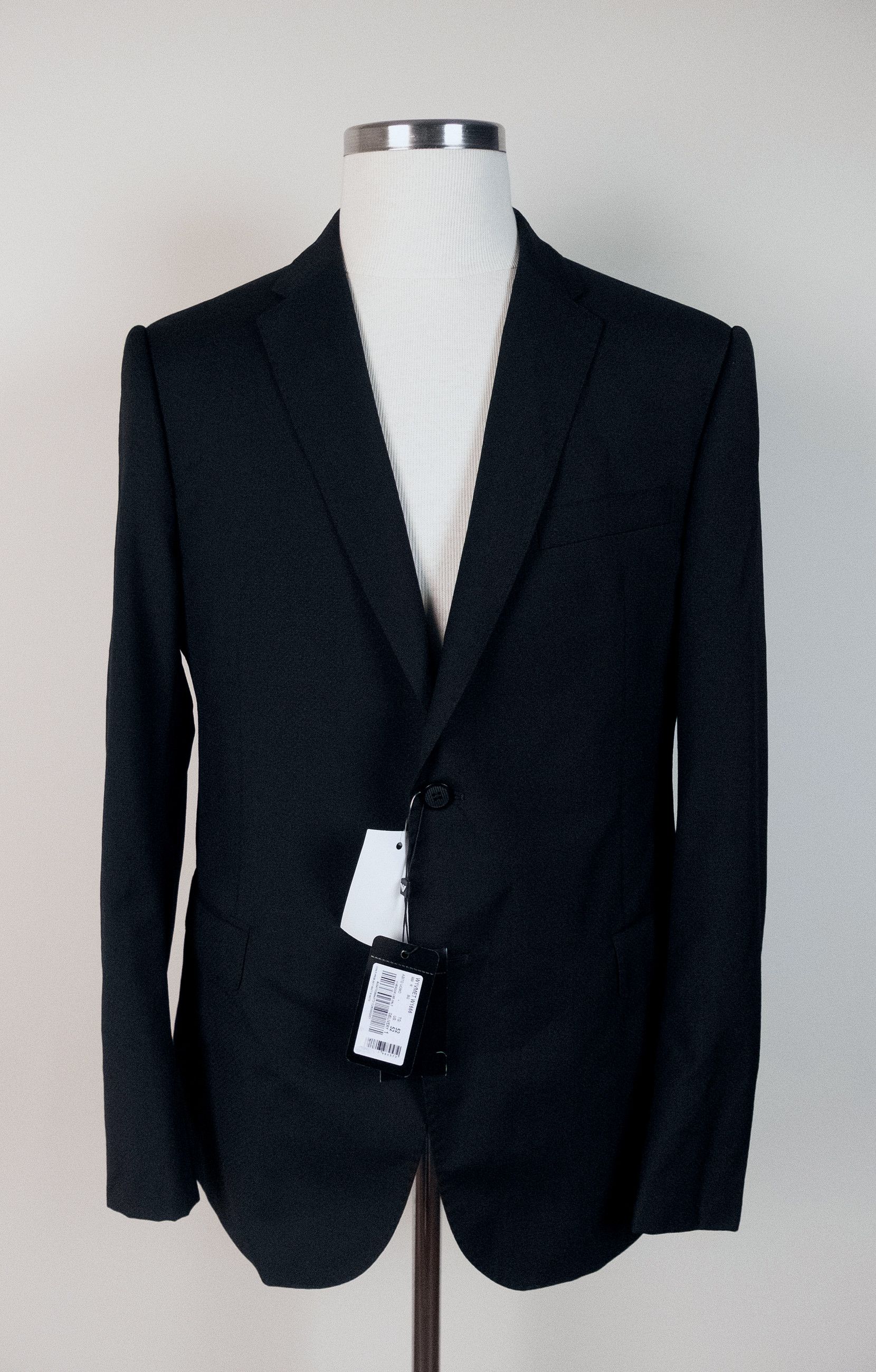 Emporio Armani EMPORIO ARMANI M-line dark blue wool suit Size 42 US / 52 IT Size 42R - 1 Thumbnail