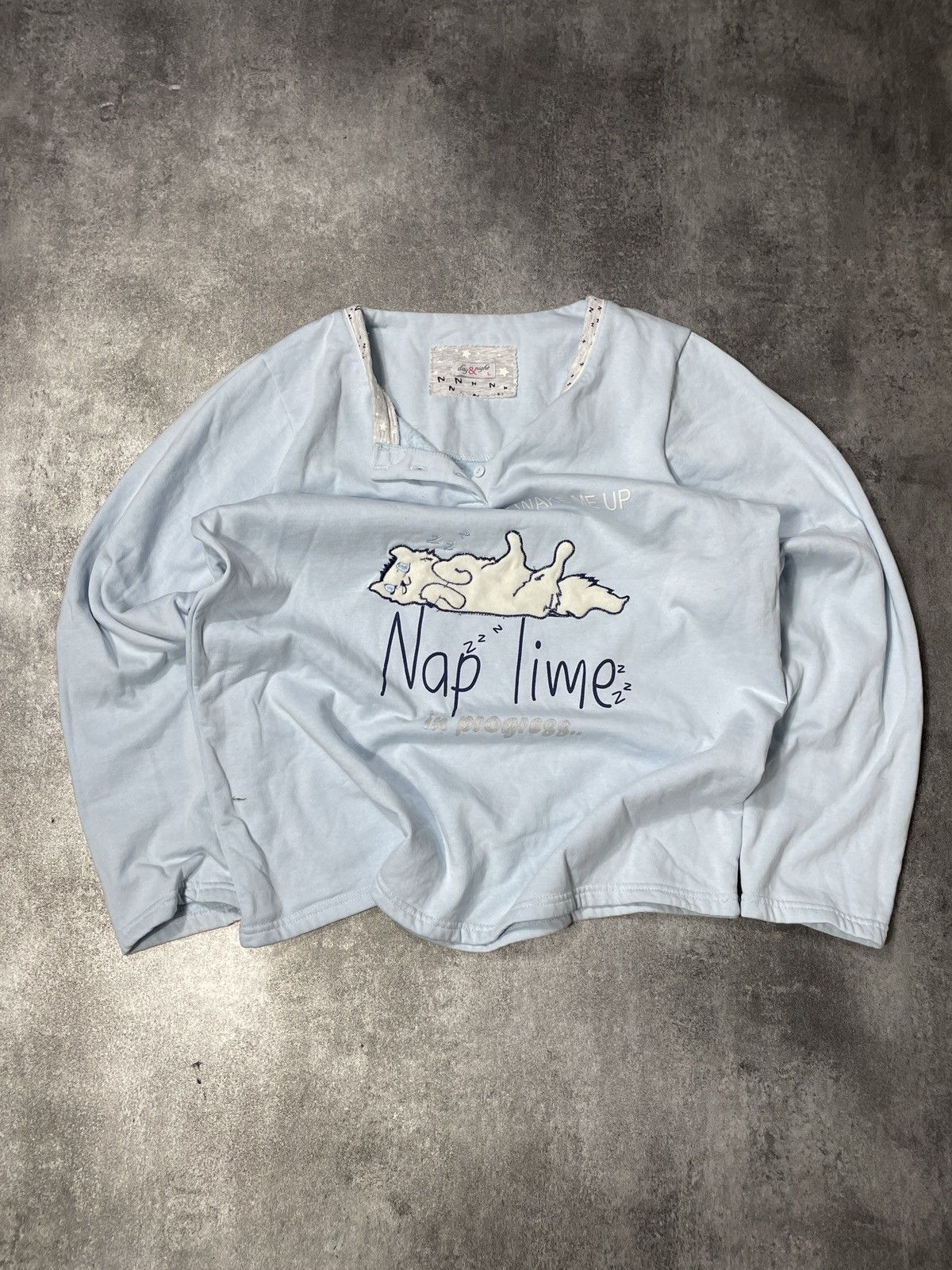 Vintage 🔥RARE🔥Cat Nap Time Vintage Y2K Sweatshirt Crewneck 90s Size L / US 10 / IT 46 - 1 Thumbnail