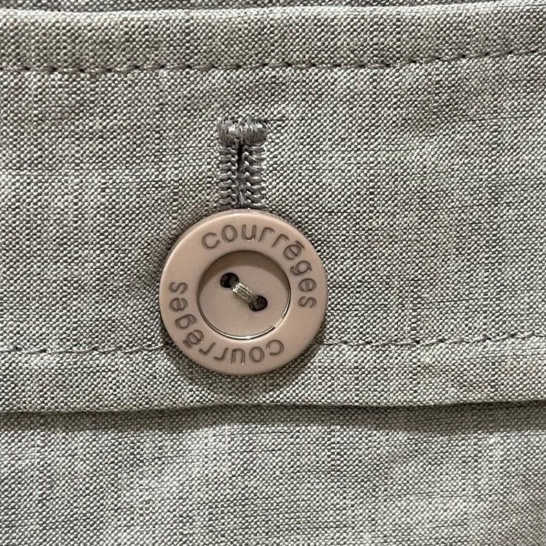 Courreges × Designer × Vintage Vintage 90s Courreges Cropped Blazer Jacket Size S / US 4 / IT 40 - 9 Thumbnail