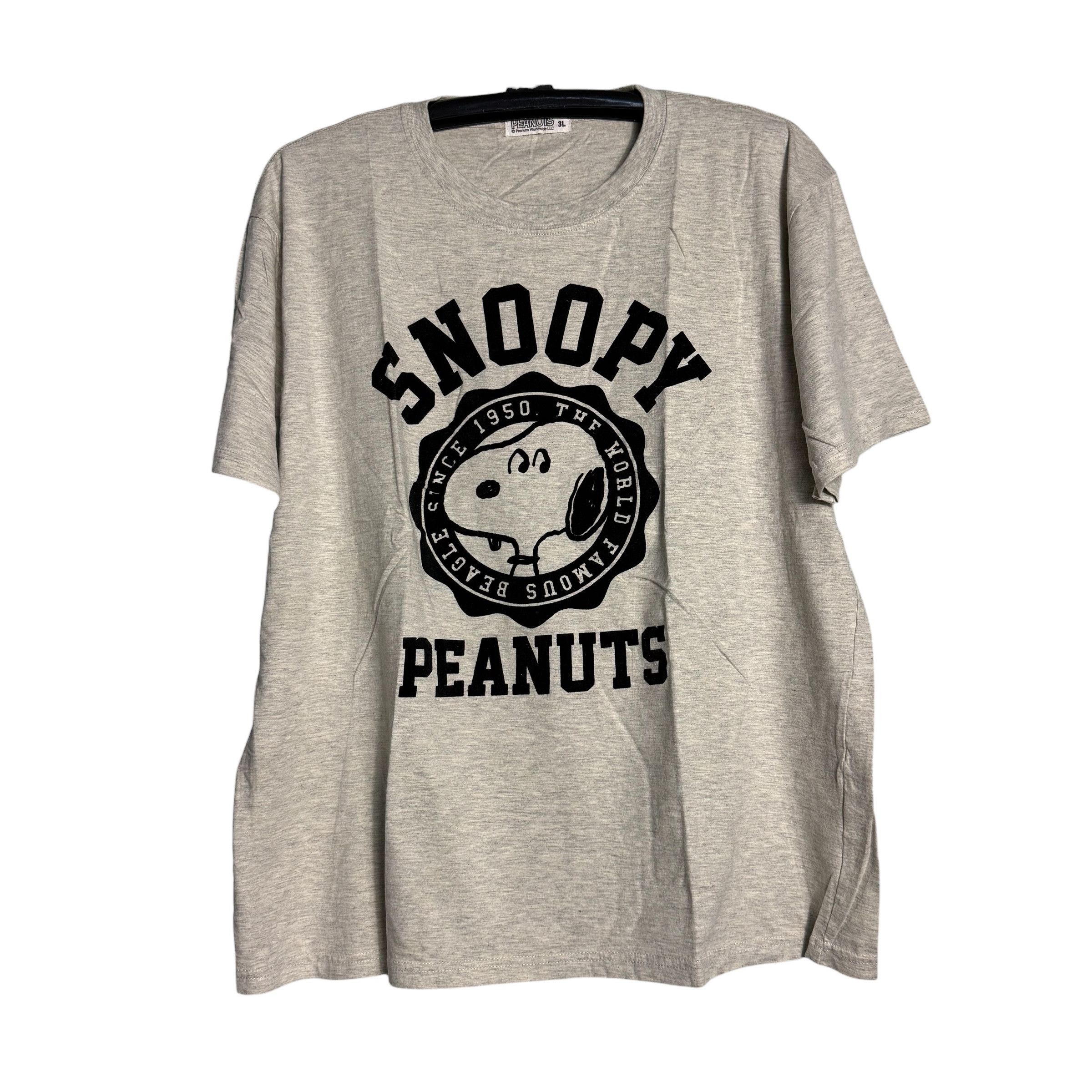 Peanuts 🔥RARE🔥Vintage Peanuts Snoopy Suede Logo T-shirt Size US XL / EU 56 / 4 - 1 Thumbnail
