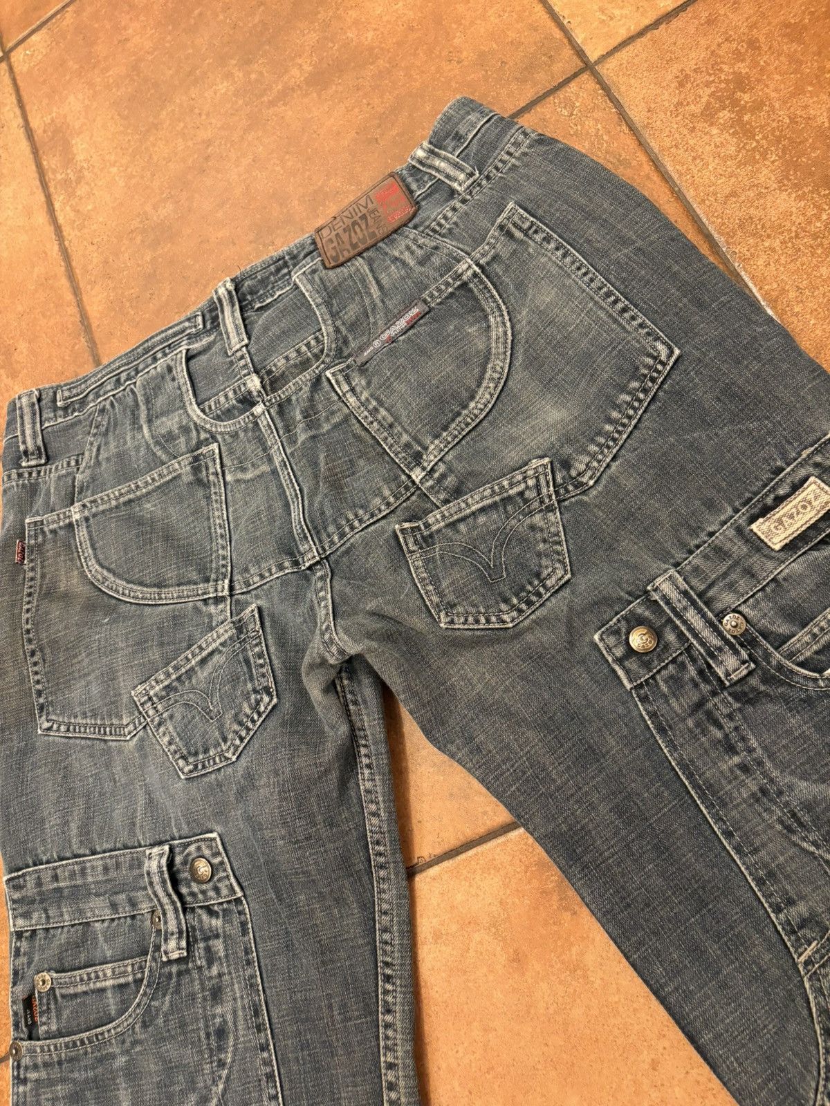 Other Gazoz Vintage Baggy Mutlipocket Jeans Size US 38 / EU 54 - 5 Thumbnail