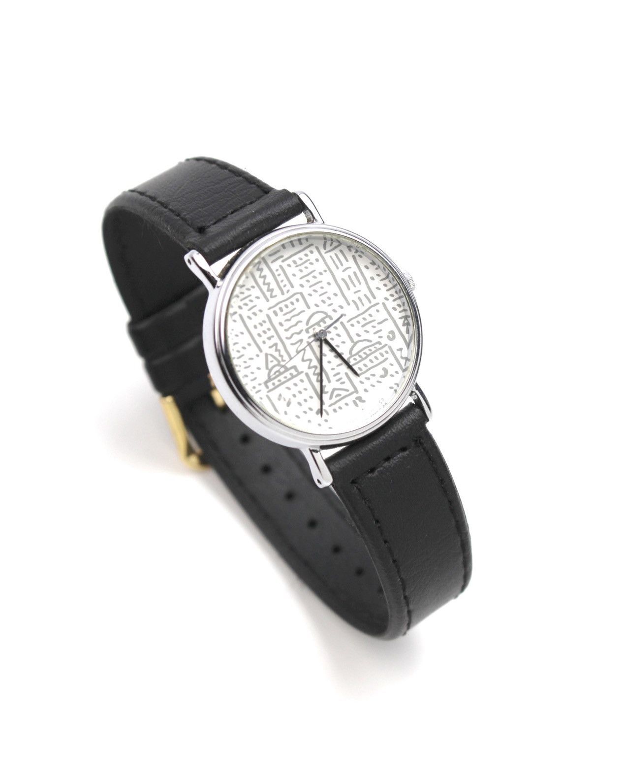 Hysteric Glamour 2000S JAPANESE MADE 60175 DOODLE CITYSCAPE DIAL QUARTZ WATCH Size ONE SIZE - 3 Thumbnail
