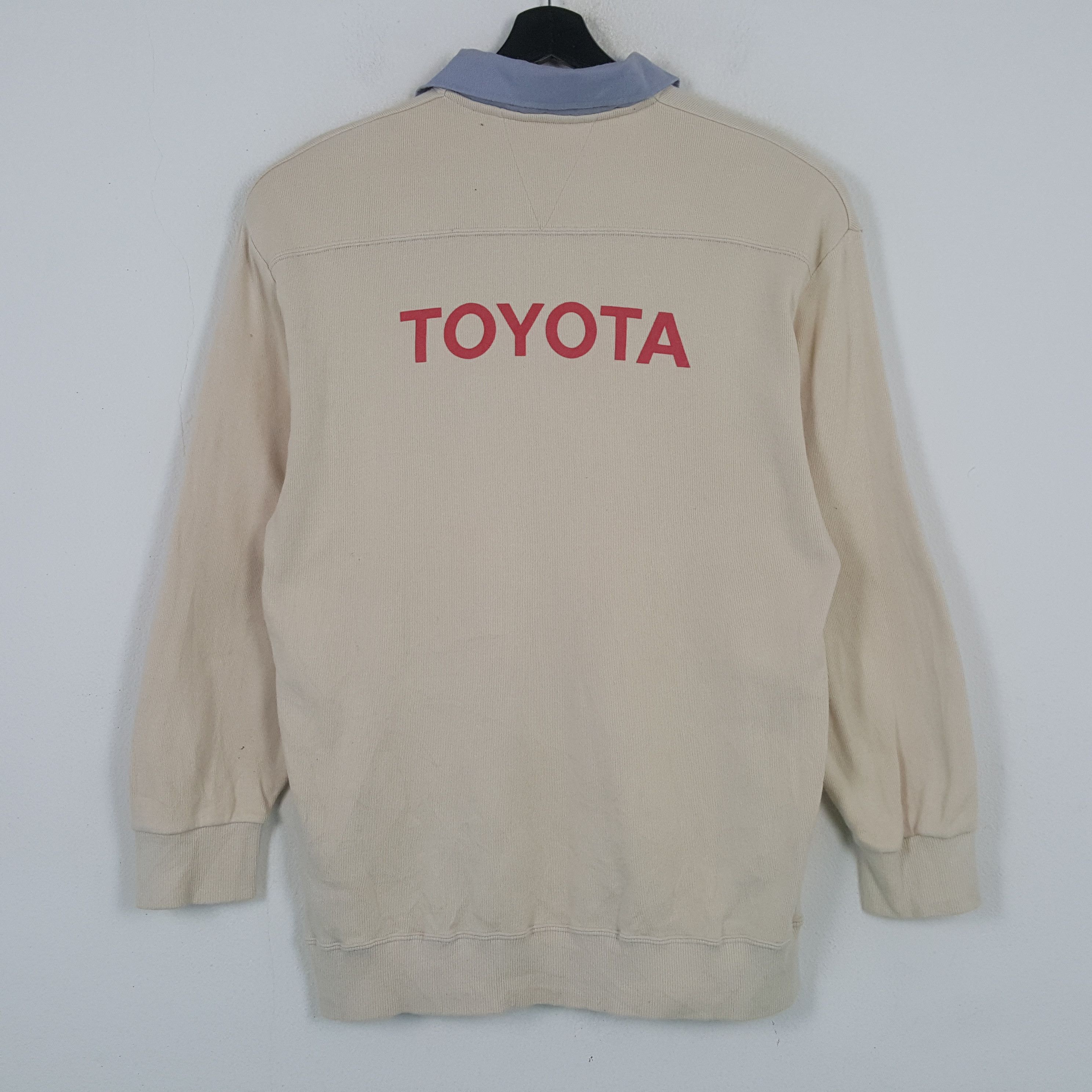Japanese Brand TOYOTA Japanese Motorsports Collar Sweatshirt C296N5 Size US S / EU 44-46 / 1 - 1 Thumbnail