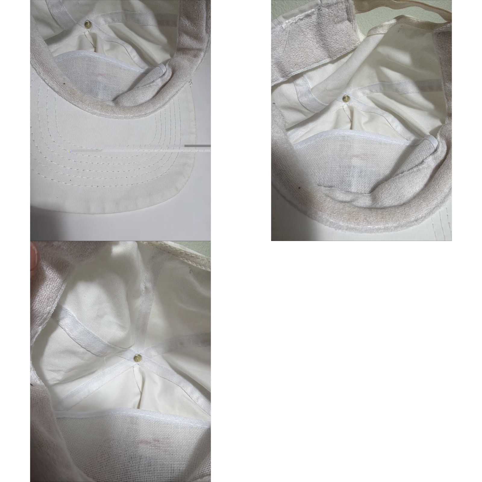 Vintage VINTAGE Clinton’s Nuts Strapback Hat White Adjustable Baseball Cap Men One Size 90s Politics Size ONE SIZE - 10 Thumbnail