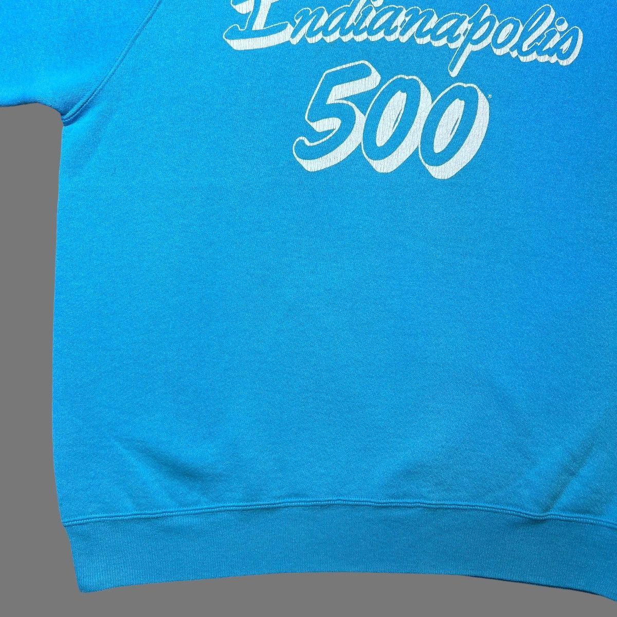 Vintage Vintage 1980s Indianapolis 500 Race Blue Pullover Sweatshirt Size US M / EU 48-50 / 2 - 5 Thumbnail