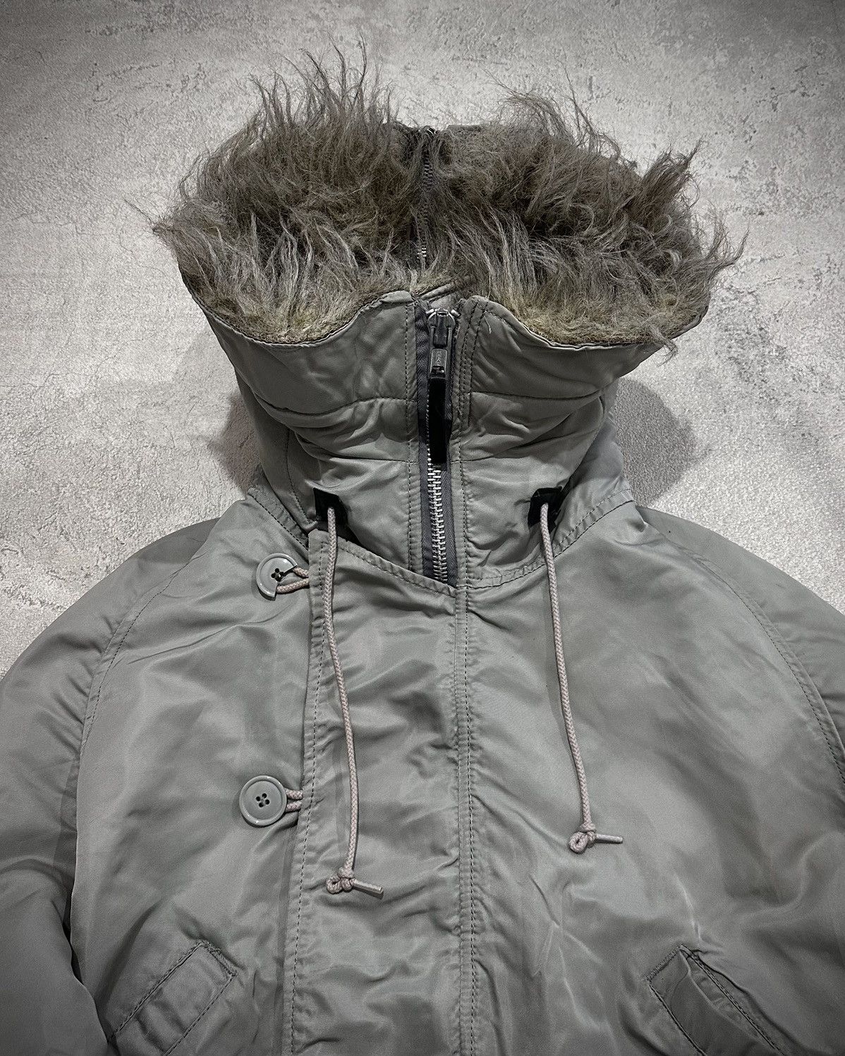 Alpha Industries Vintage Alpha Industries Attached Hood N-2b Jacket Size US L / EU 52-54 / 3 - 8 Thumbnail