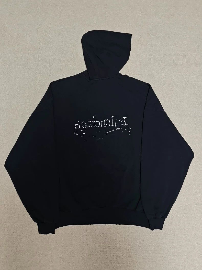 Balenciaga Balenciaga 23fw Coke hand-painted wave hooded sweater-2506 Size US M / EU 48-50 / 2 - 2 Thumbnail