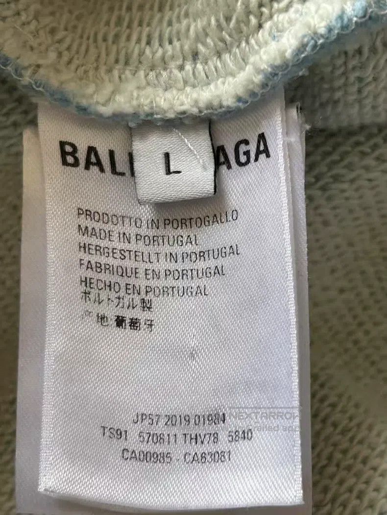 Balenciaga Balenciaga Haze Blue Buckle Hoodie Size US L / EU 52-54 / 3 - 4 Thumbnail