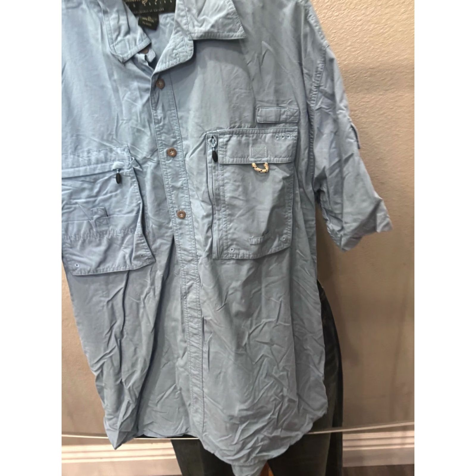 Vintage Shaw Grigsby SHORT SLEEVE BUTTON UP SHIRT XL Mens Size US XL / EU 56 / 4 - 3 Thumbnail