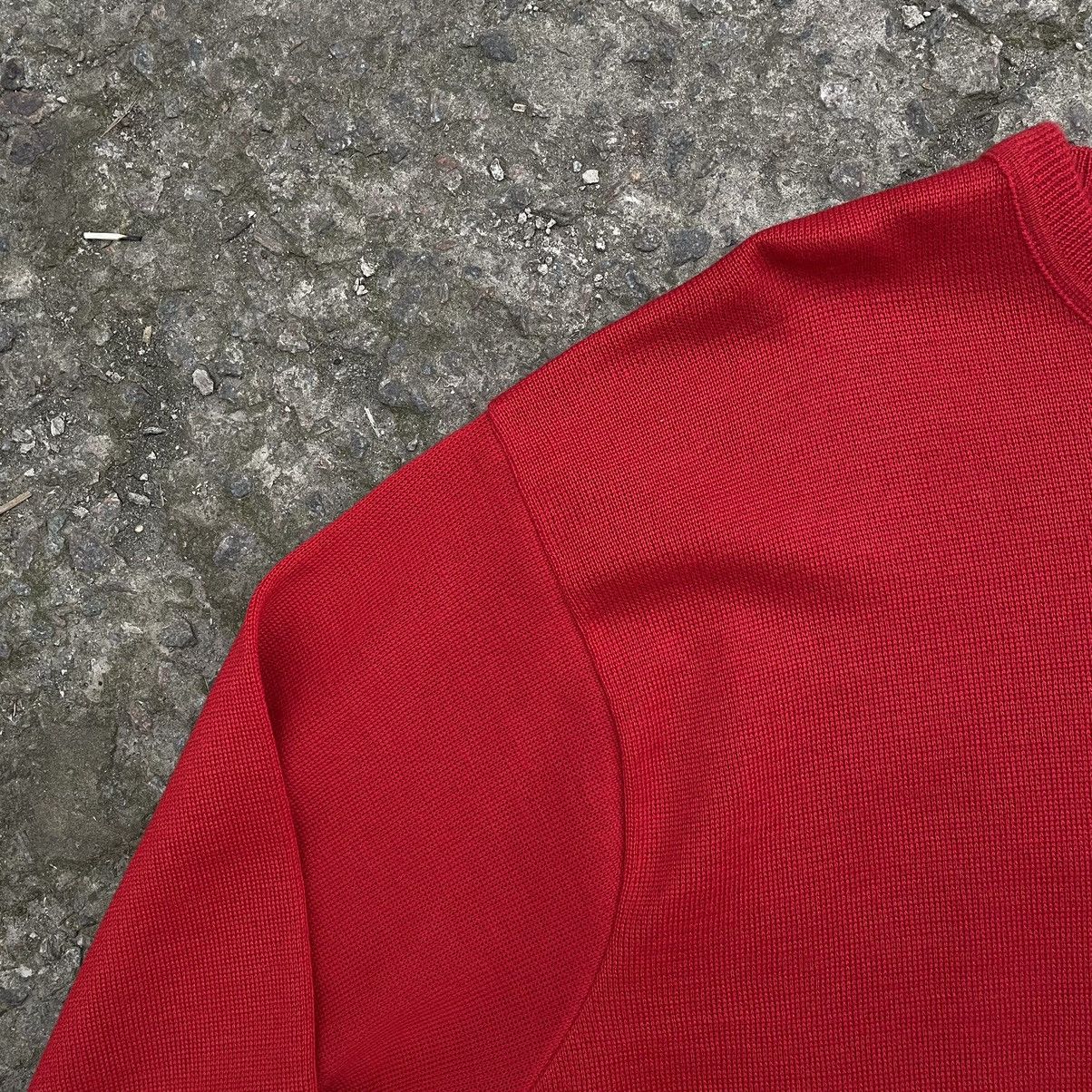 Lacoste × Vintage Vintage Lacoste Sweater Red XL-XXL (8) Streetwear Wool Size US XXL / EU 58 / 5 - 6 Thumbnail