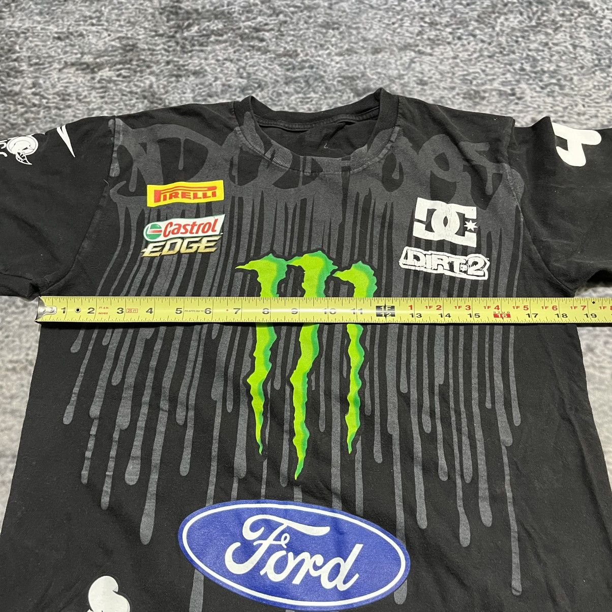 Vintage Ken Block Monster Energy DC Shoes Alpinestars Y2K T Shirt Size US S / EU 44-46 / 1 - 11 Thumbnail