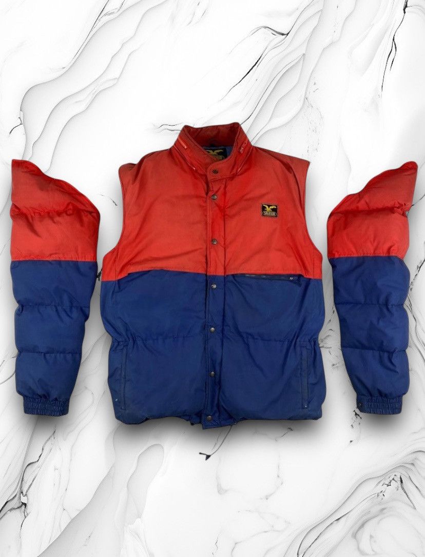 Vintage Vintage 80s Salewa Gorpcore Down Puffer Jacket Size US L / EU 52-54 / 3 - 1 Thumbnail