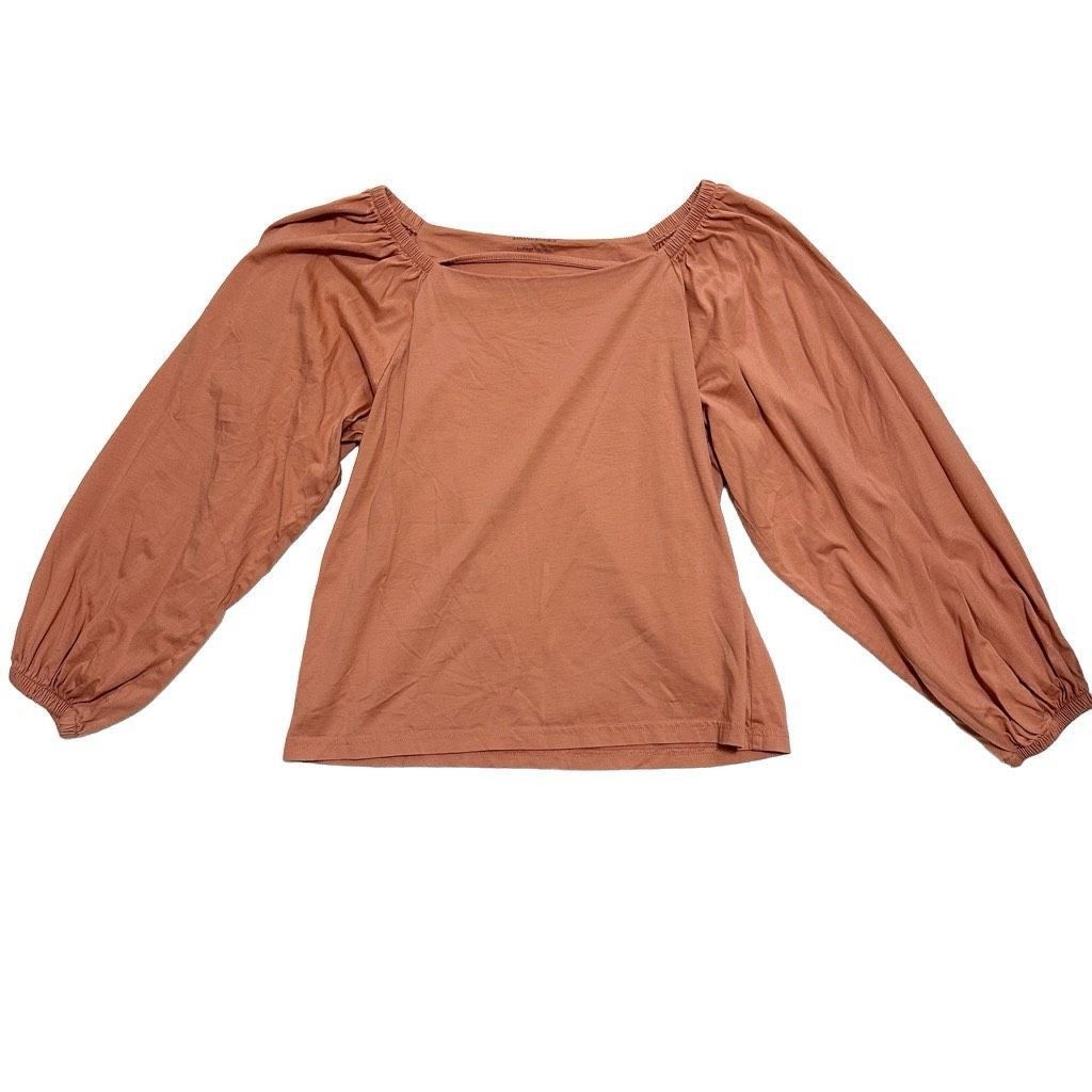 Banana Republic Banana Republic Top Dusty Rose Balloon Long Sleeve Blouse Size XS / US 0-2 / IT 36-38 - 1 Thumbnail
