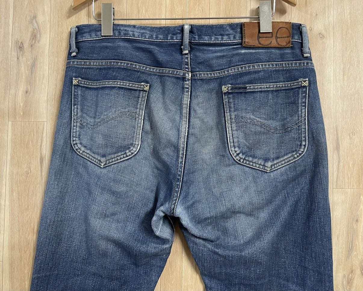Lee × Vintage Vintage Lee Jeans 🇯🇵 Denim W35 L42 Distressed Selvedge Size US 35 - 10 Thumbnail