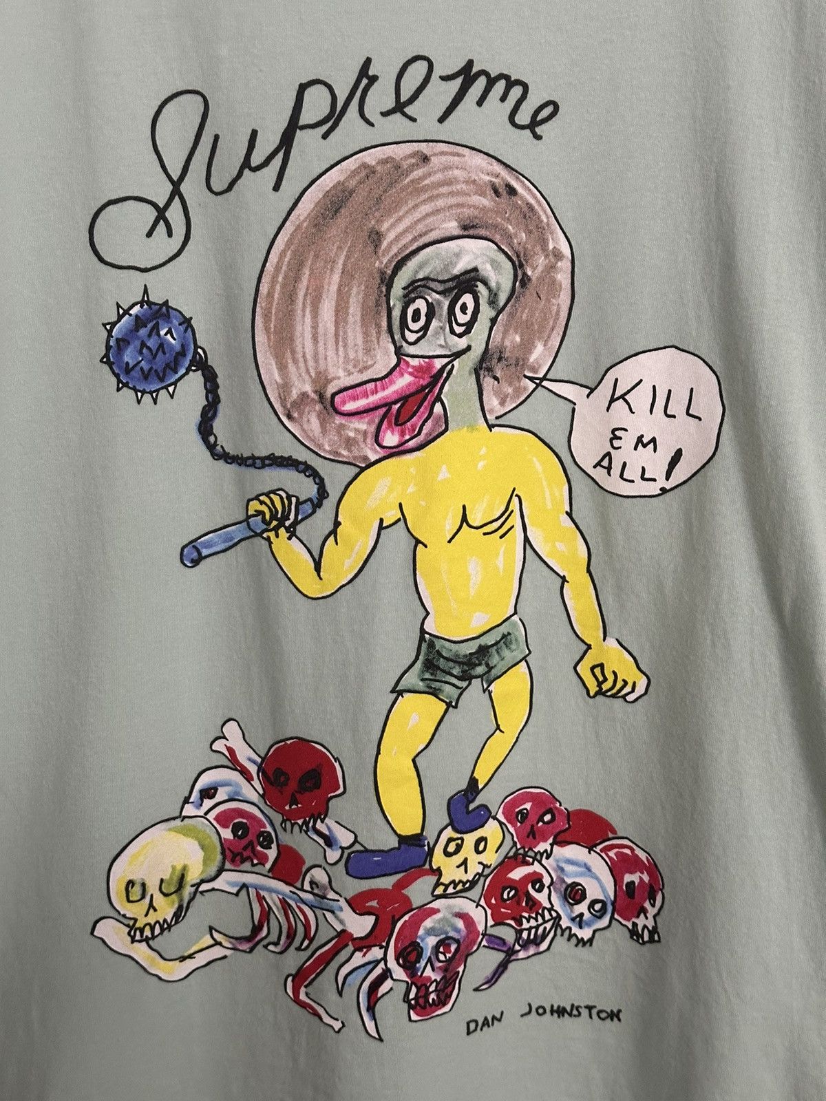 Supreme Supreme Daniel Johnston Kill Em All Tee Size US M / EU 48-50 / 2 - 2 Thumbnail