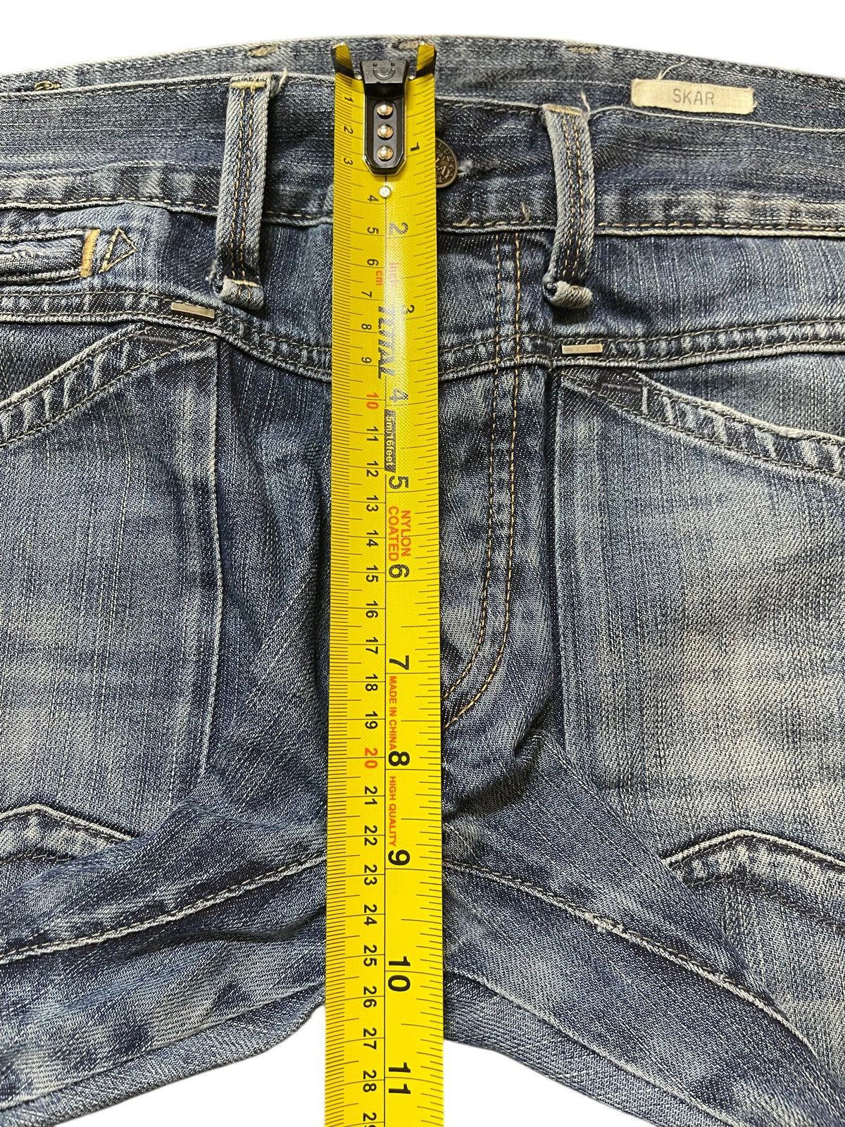 Replay Blue Faded Wash Avant Garde Style Loose Jeans