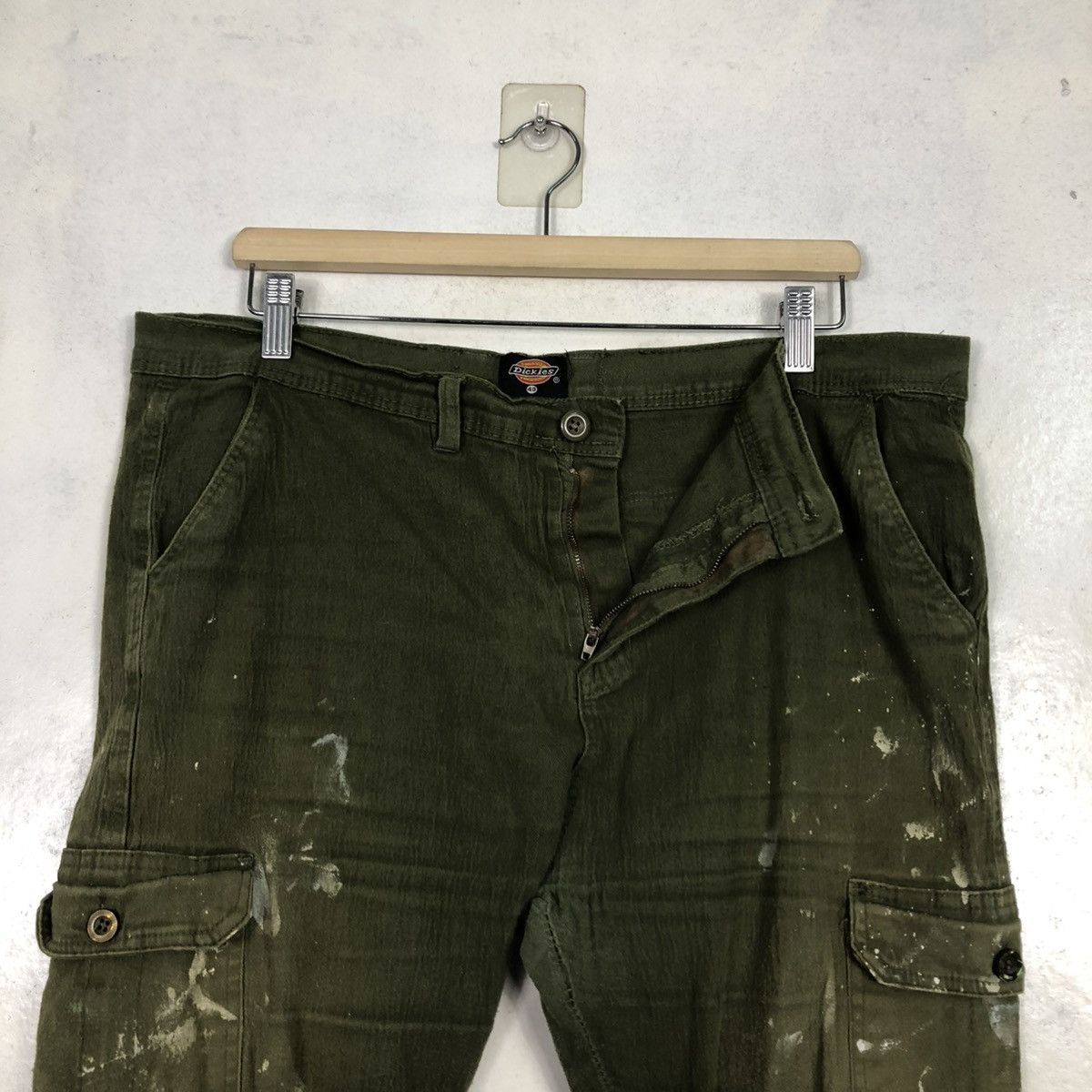 Japanese Brand 🔥VINTAGE WORKER PANTS CARGO PAINT DESIGN DICKIES USA Size US 36 / EU 52 - 18 Thumbnail