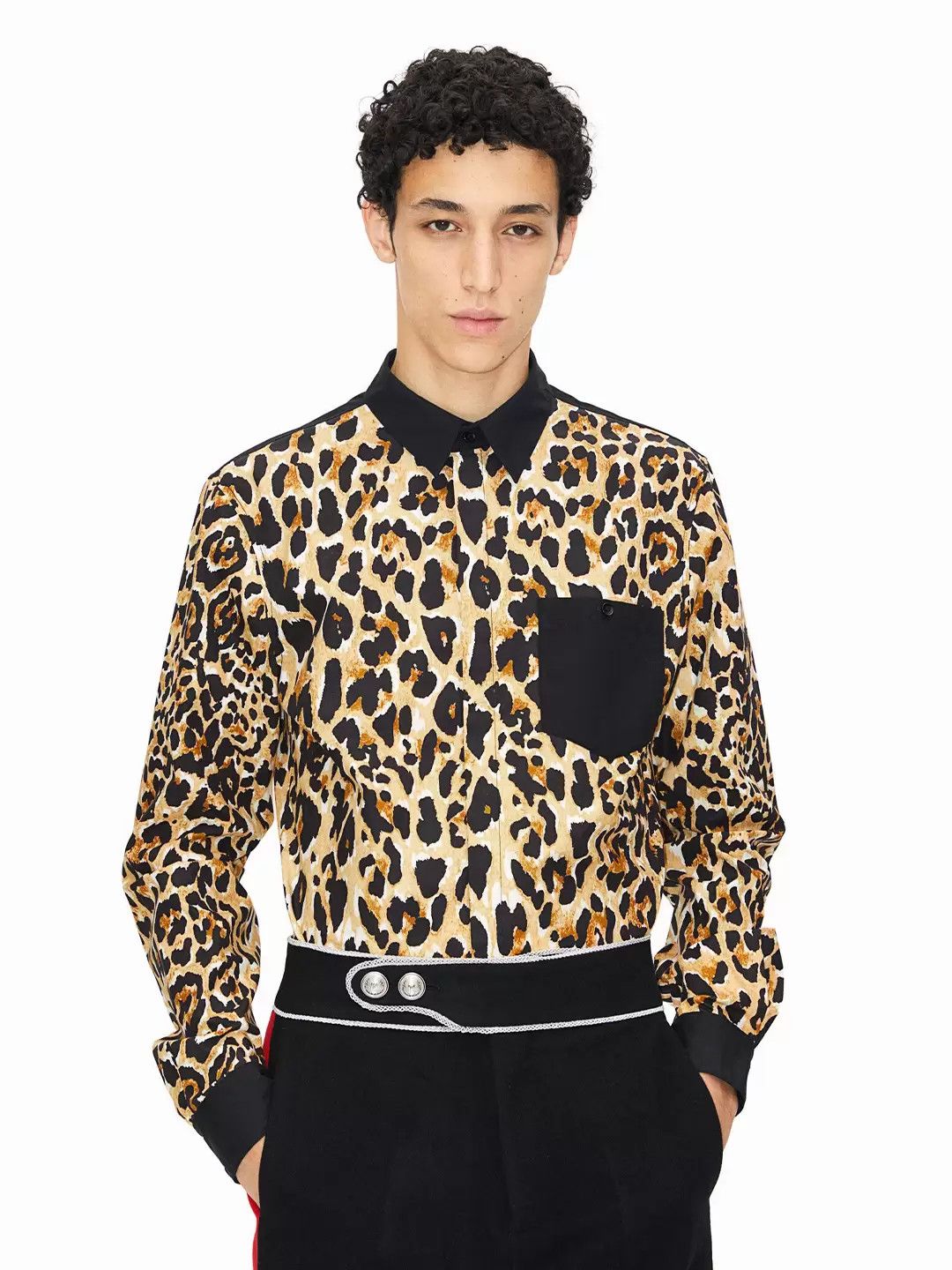 H&M NWOT PACO RABANNE x H&M Animal Leopard Print Shirt Size US XS / EU 42 / 0 - 1 Thumbnail