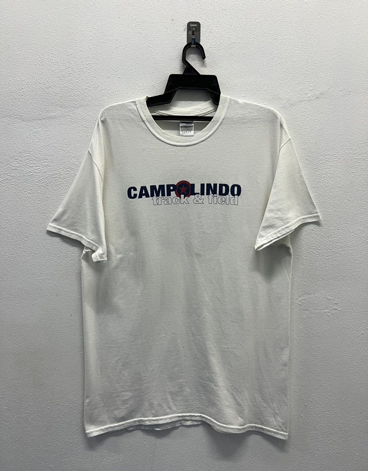 Gildan × Vintage VINTAGE GILDAN CAMPOLINDO TRACK & FIELD SHIRT Size US L / EU 52-54 / 3 - 1 Thumbnail