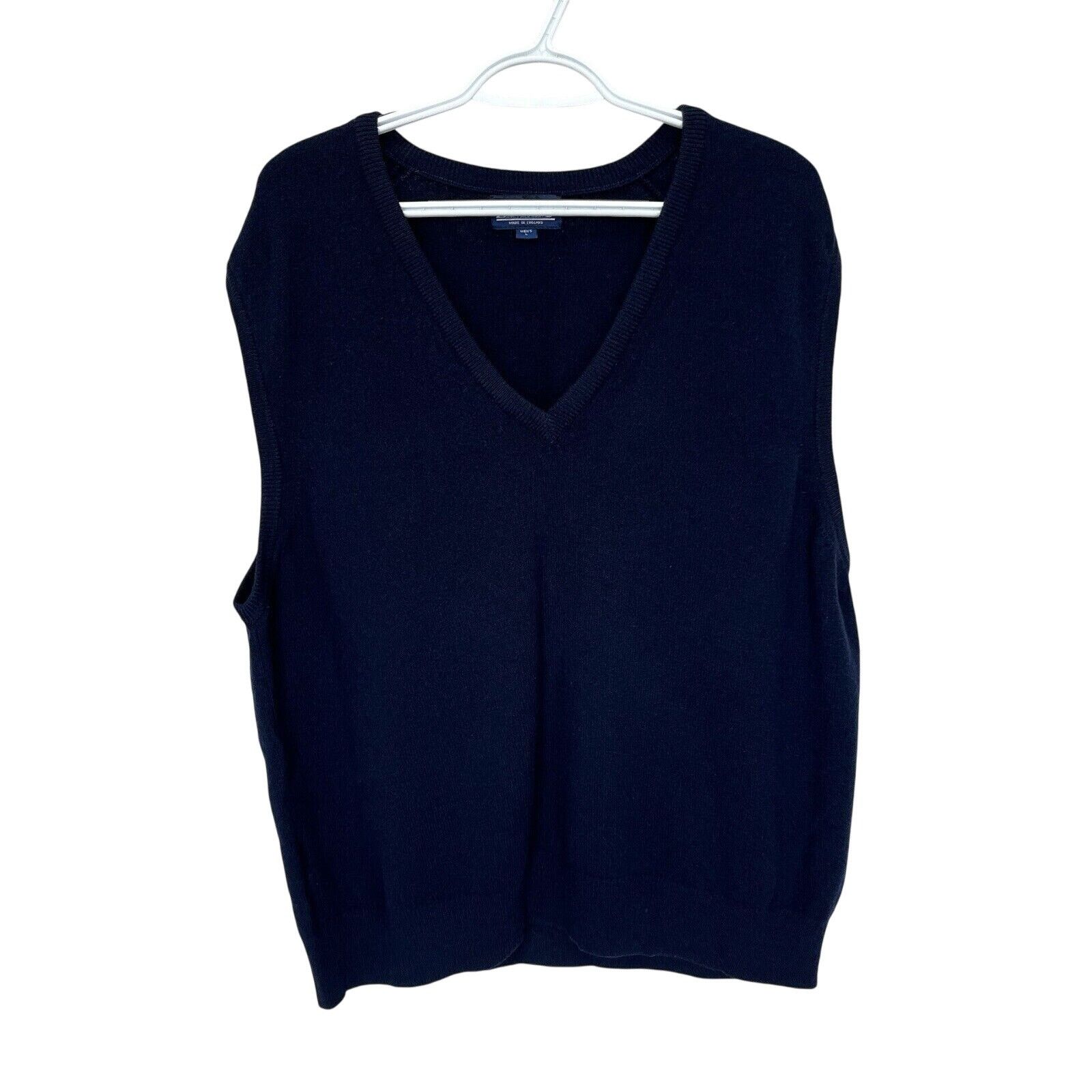 Lands' End Vintage 90s LANDS’ END Knit Sweater Vest Large Lambswool UK Size US L / EU 52-54 / 3 - 2 Thumbnail