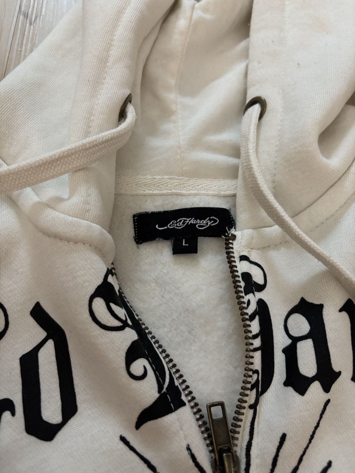 Ed Hardy Ed Hardy Cropped Hoodie Size L / US 10 / IT 46 - 4 Thumbnail