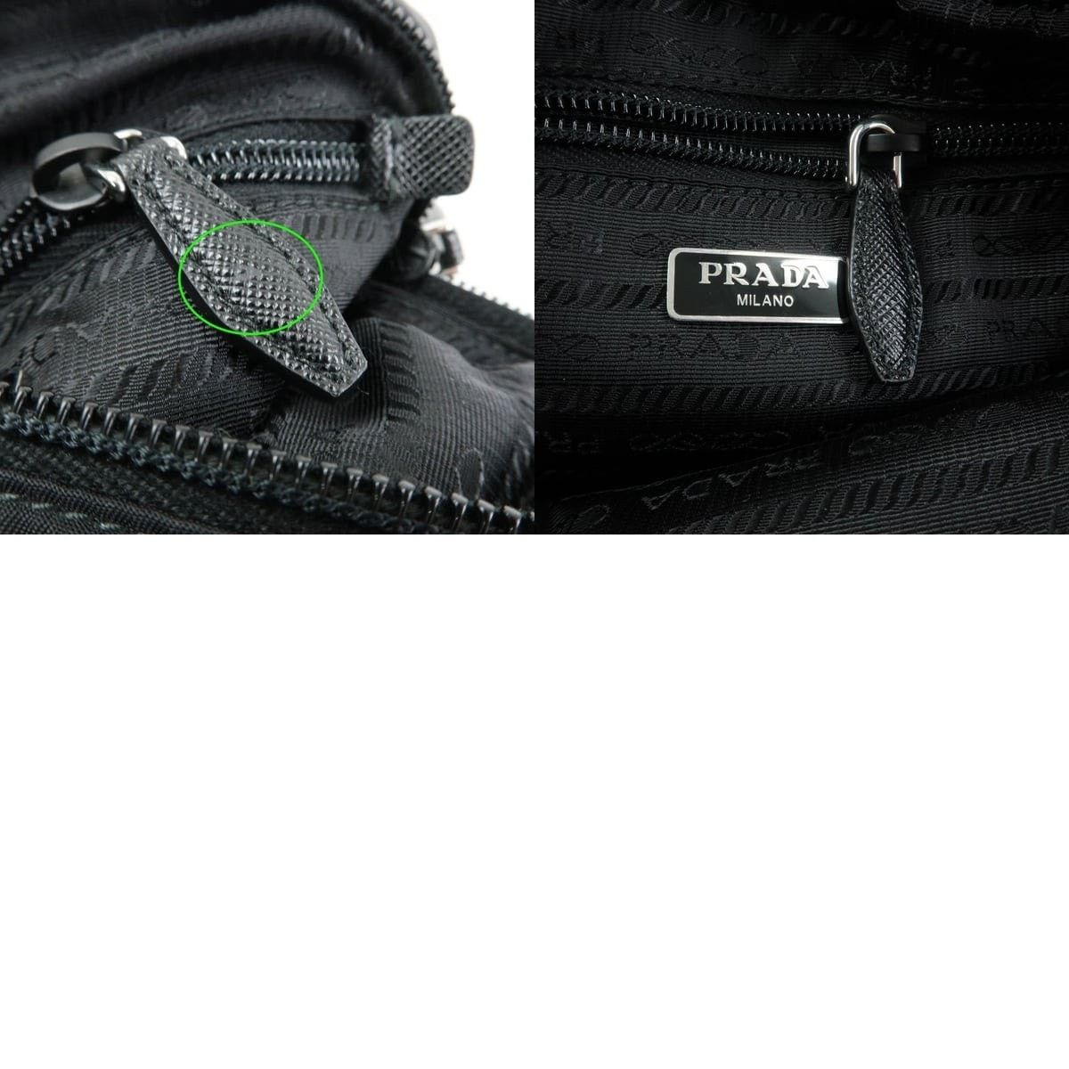 Prada Prada Re-Nylon Saffiano Cosmetic Pouch Black Size ONE SIZE - 8 Thumbnail