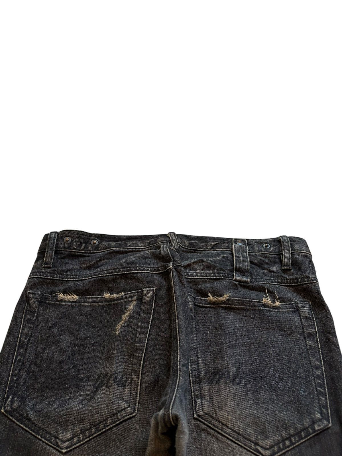 Japanese Brand Vintage Japanese Brand Rusty Wash Distressed Loose Jeans Size US 32 / EU 48 - 8 Thumbnail