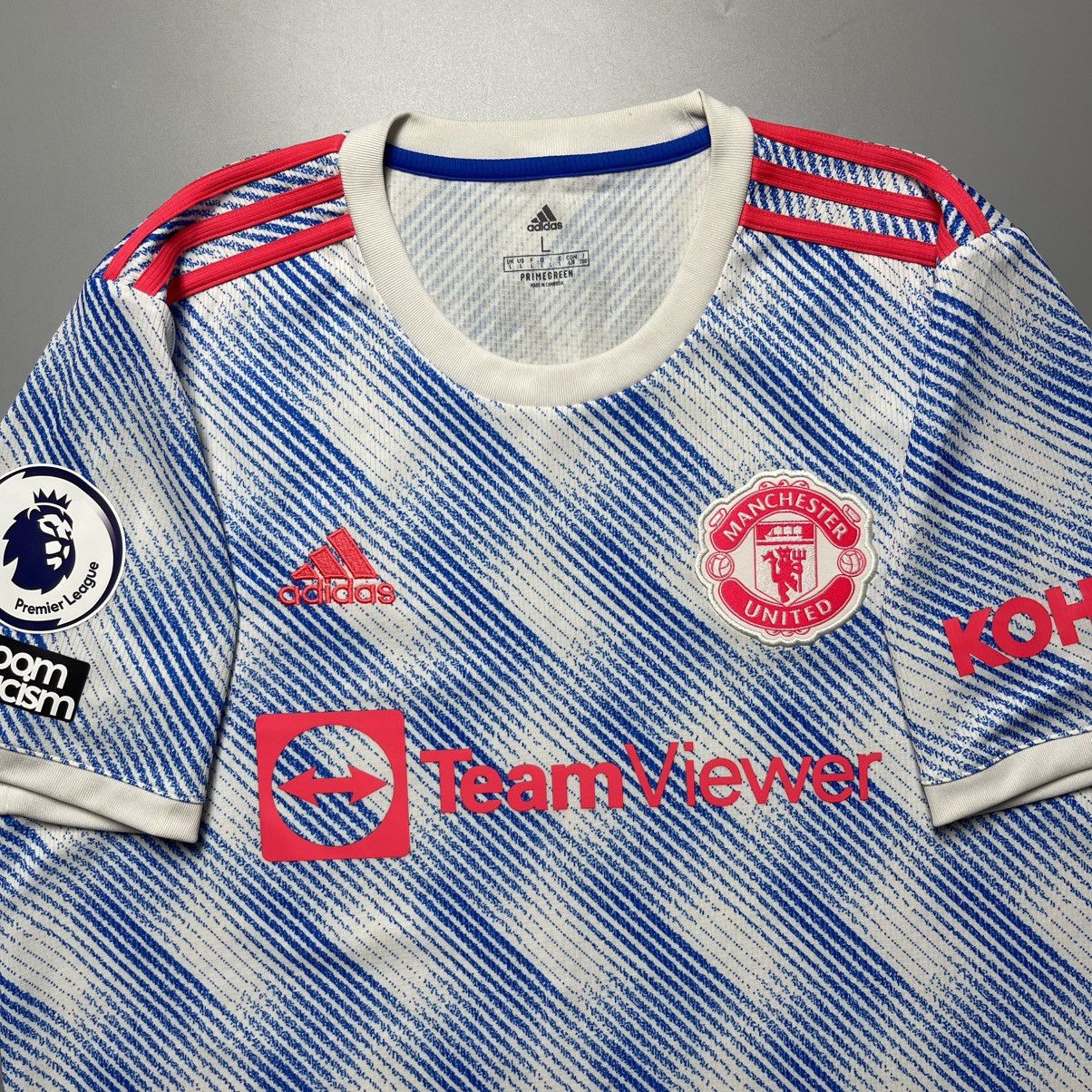 Adidas MANCHESTER UNITED ADIDAS 2021/2022 AWAY JERSEY #7 RONALDO Size US L / EU 52-54 / 3 - 4 Thumbnail