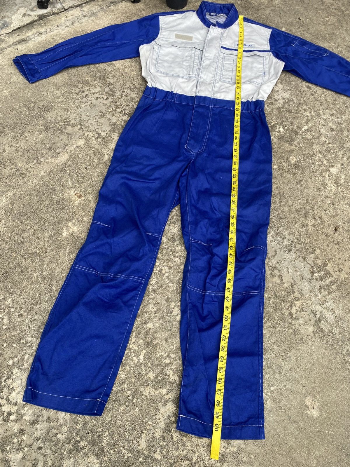 NASCAR Vintage Nissan Workwear Overalls Size US 34 / EU 50 - 12 Thumbnail