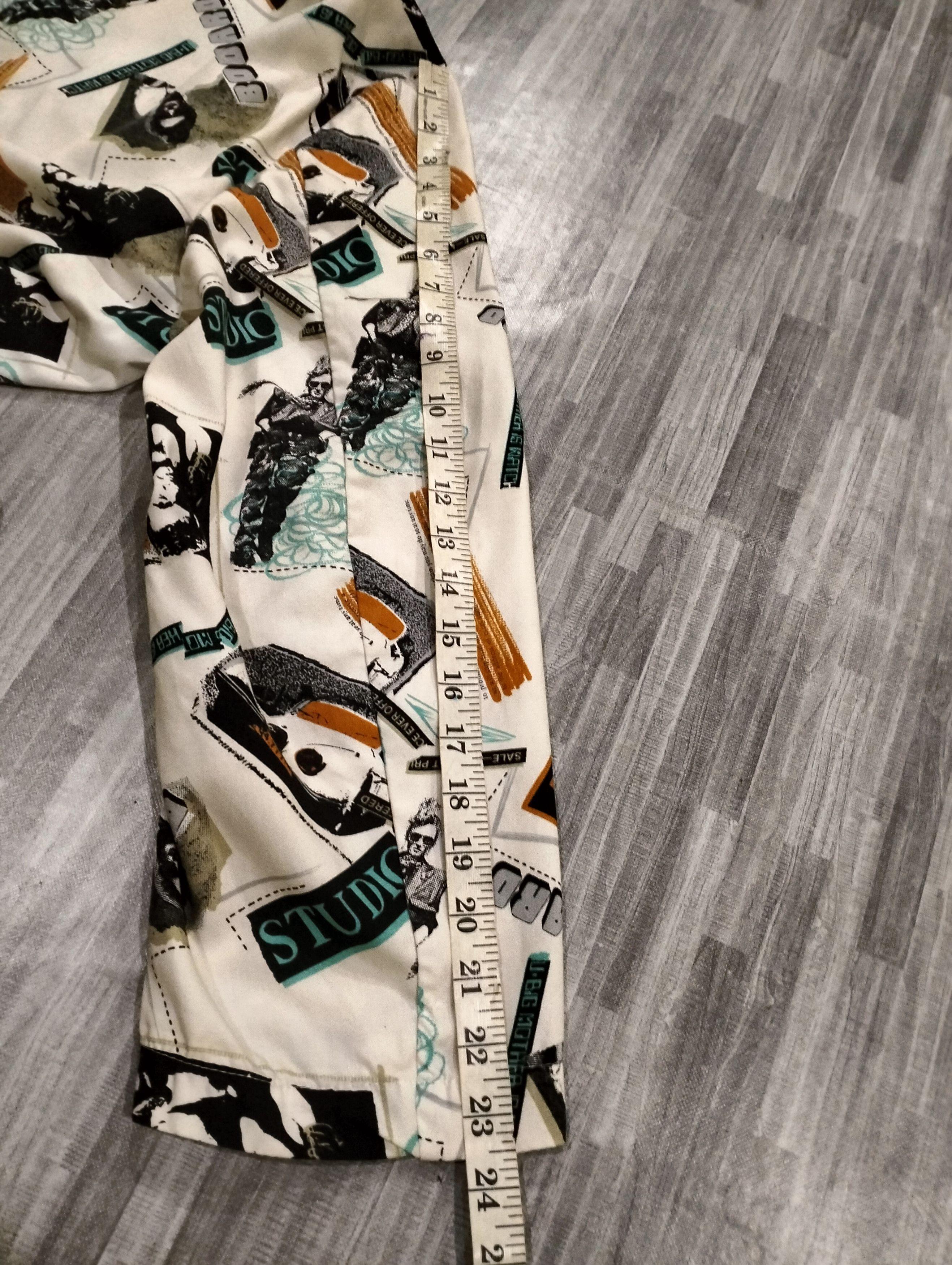 If Six Was Nine Japanese Brand Studio Bodyguard Full Print Blazer Jacket Size US L / EU 52-54 / 3 - 19 Thumbnail
