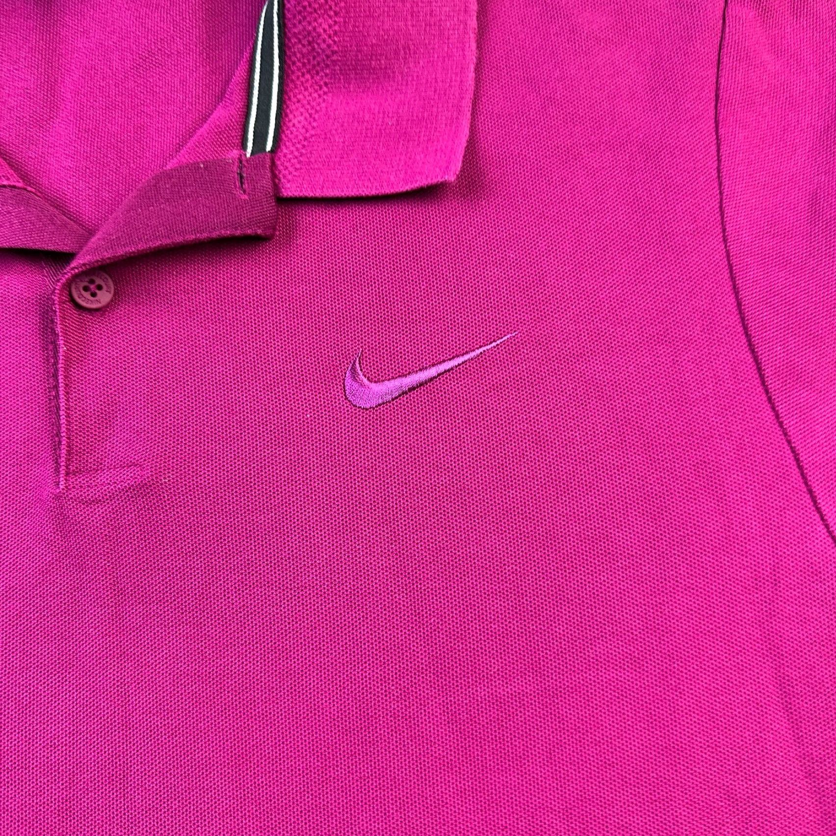 Nike Nike Dri-Fit Polo Shirt Mens Medium Purple Tennis Golf Casual Activewear S/S Collared Logo Embroidered Size US M / EU 48-50 / 2 - 4 Thumbnail