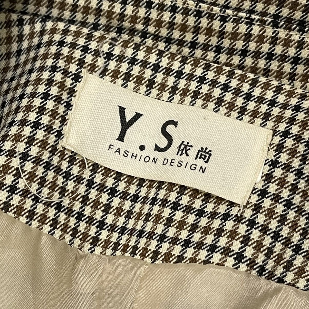 Japanese Brand × Y's × Yohji Yamamoto Y’s Yohji Yamamoto Gingham Jacket Size S / US 4 / IT 40 - 11 Thumbnail