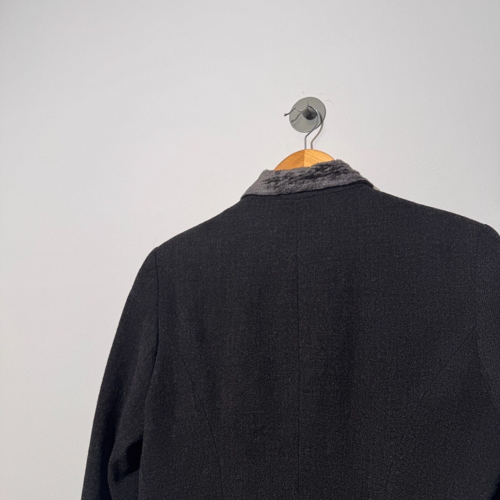 Vintage Alain Manoukian Black Gray Wool Blazer Jacket Size 48 IT Size US L / EU 52-54 / 3 - 11 Thumbnail