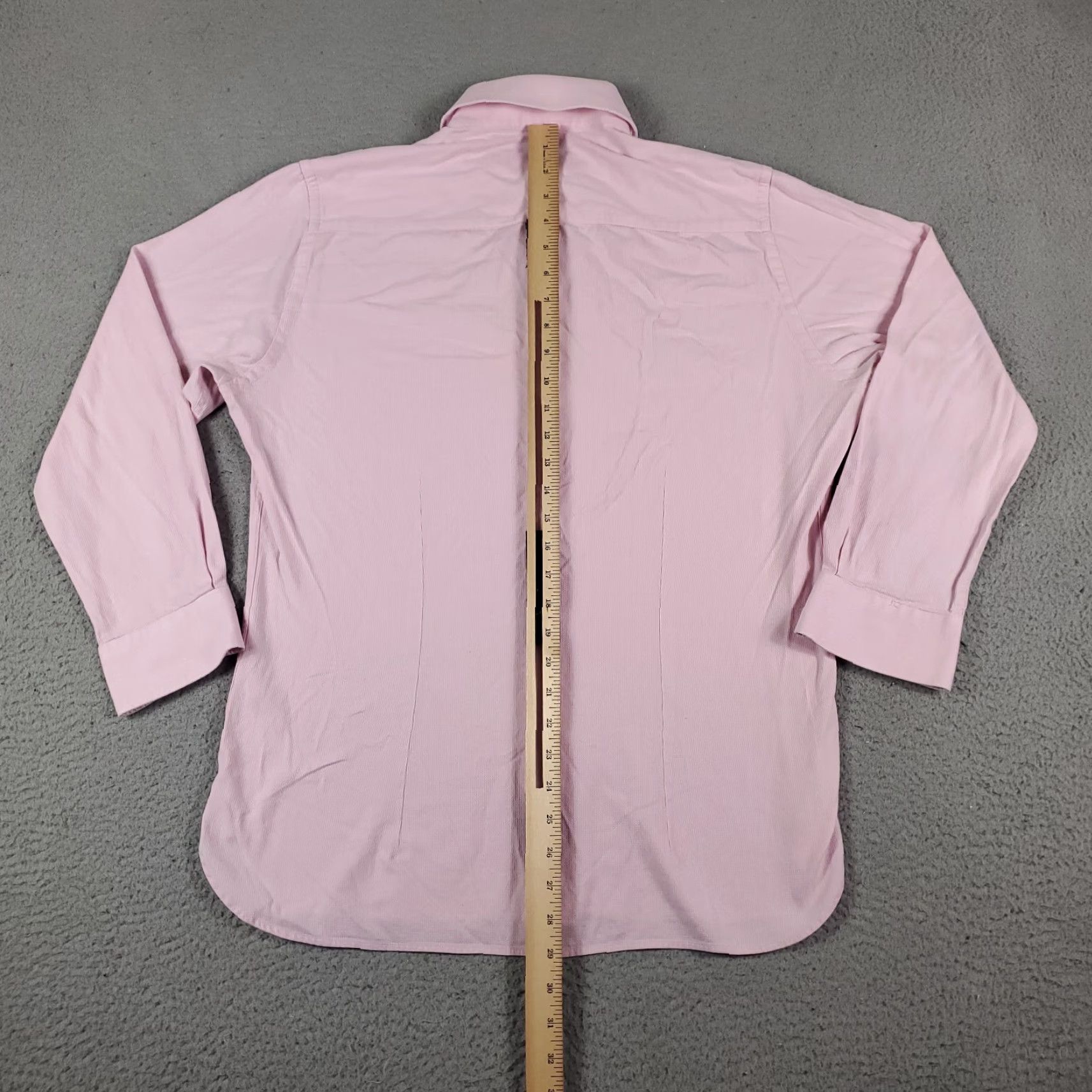 Ted Baker VINTAGE Ted Baker Shirt Mens 16 Pink Endurance Dress Long Sleeve Button Up Collared Geometric 100% Cotton Mens Regular Pink 90s? (Note: remove guess) Size 42R - 6 Thumbnail