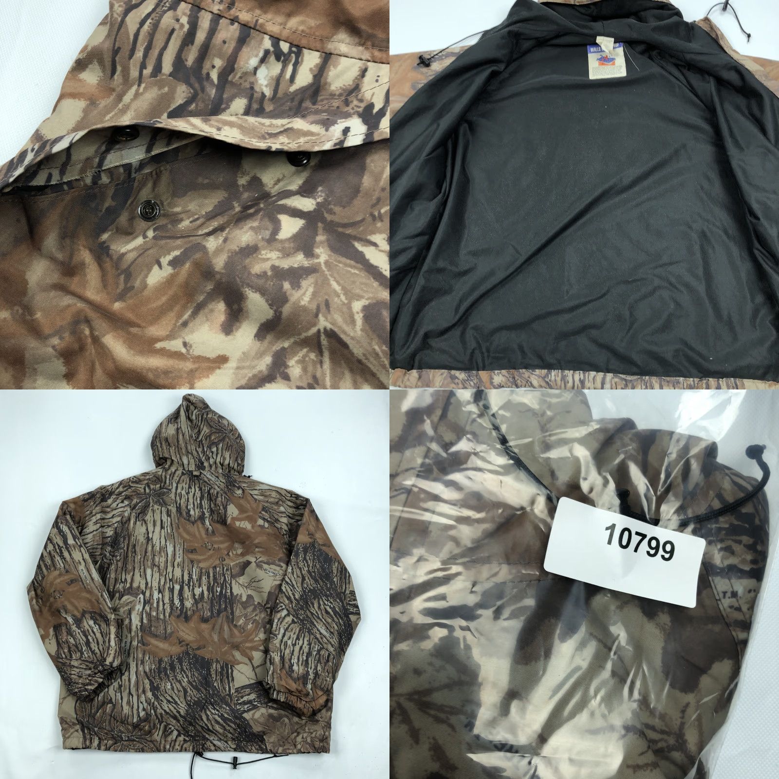 Walls Walls WATER-PRUF Realtree Camo Hunting Jacket Mens XL 46-48 Hooded Waterproof Parka Rain Coat Windproof Breathable Size US XL / EU 56 / 4 - 8 Thumbnail