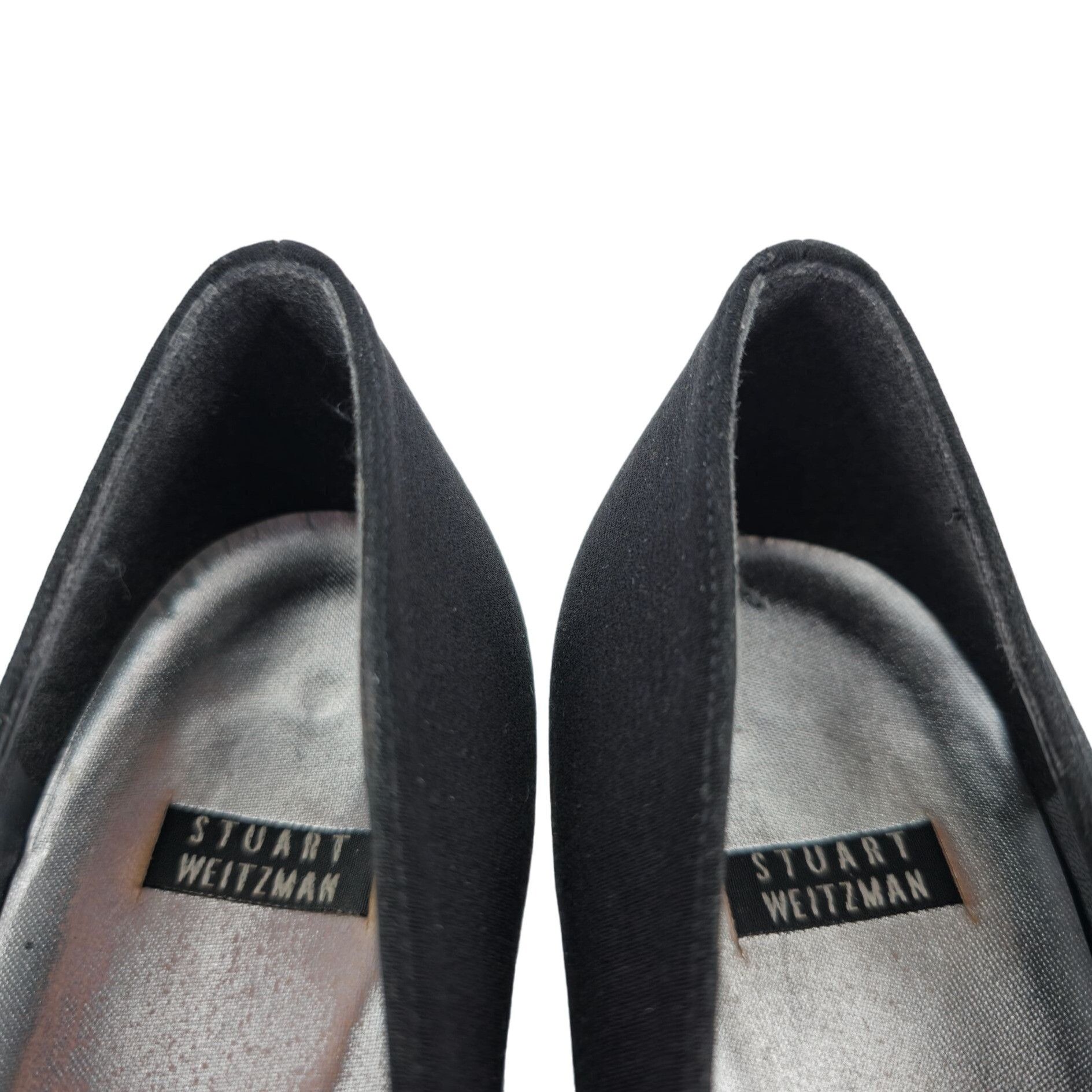 Stuart Weitzman Stuart Weitzman Black Plissé Fabric Formal Pumps Womens 8.5A Size US 8.5 / IT 38.5 - 8 Thumbnail