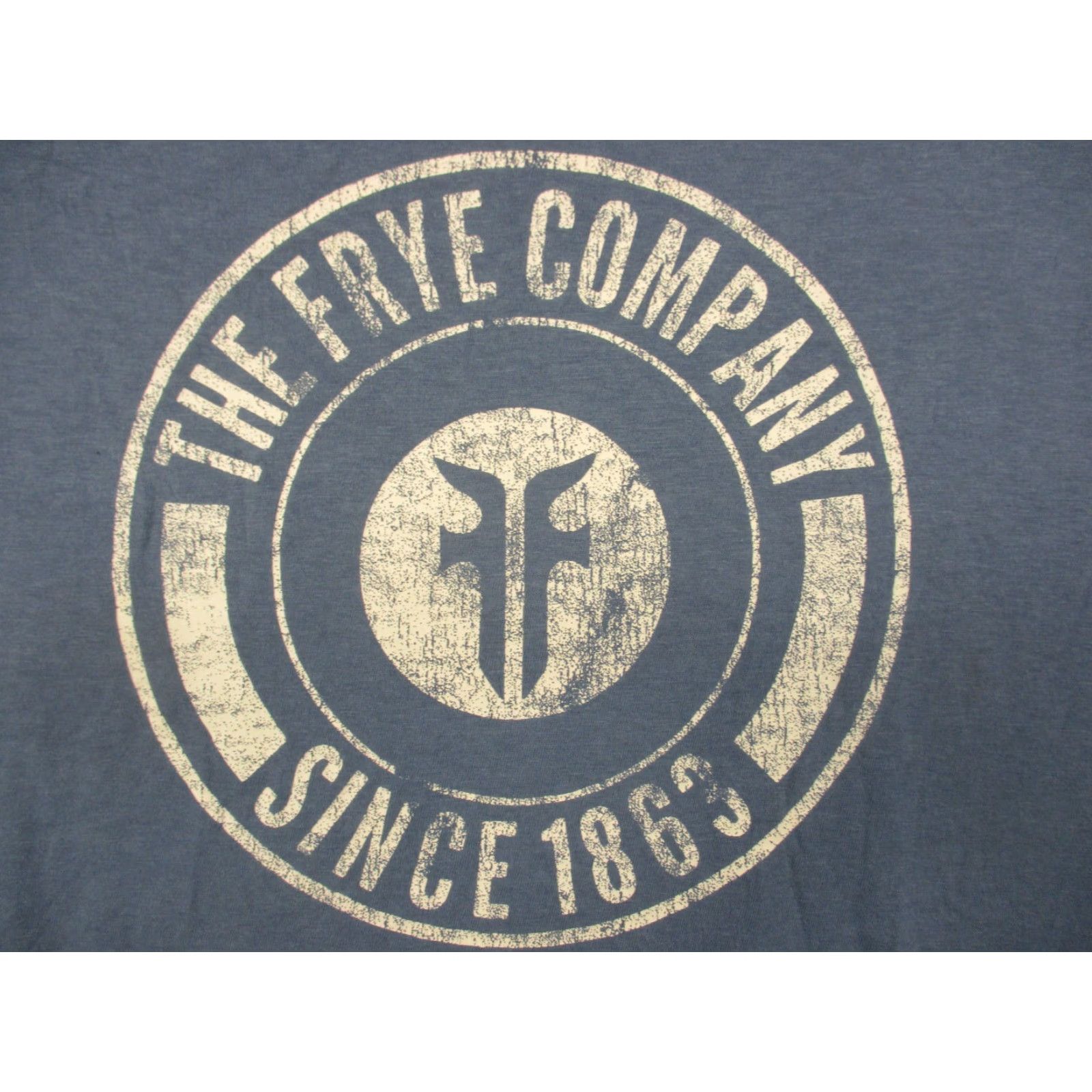 Frye Frye Shirt XL Men's Blue Logo Shirt Graphic Print Crew Neck Short Sleeve Size US XL / EU 56 / 4 - 2 Thumbnail