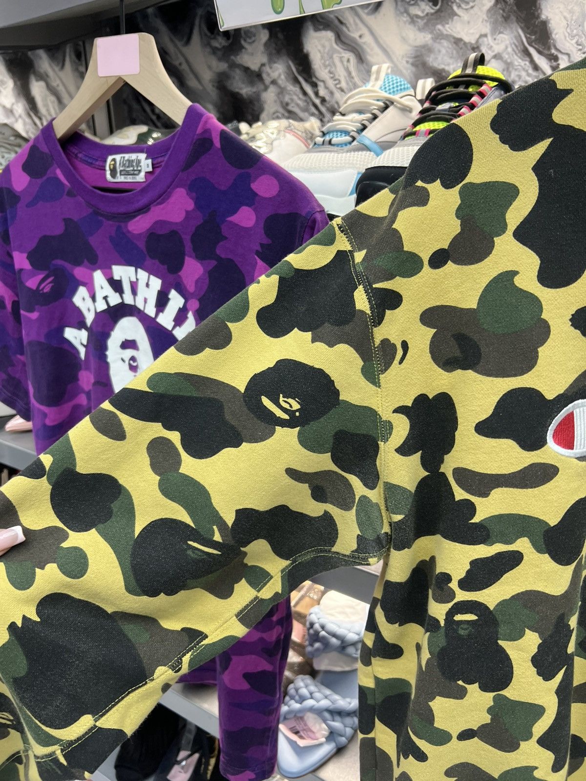 Bape × Champion Bape x Champion Crewneck Size US XL / EU 56 / 4 - 4 Thumbnail