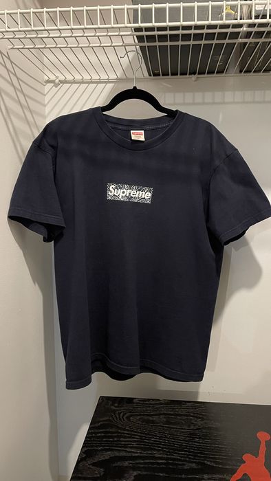 Navy bandana 2024 box logo